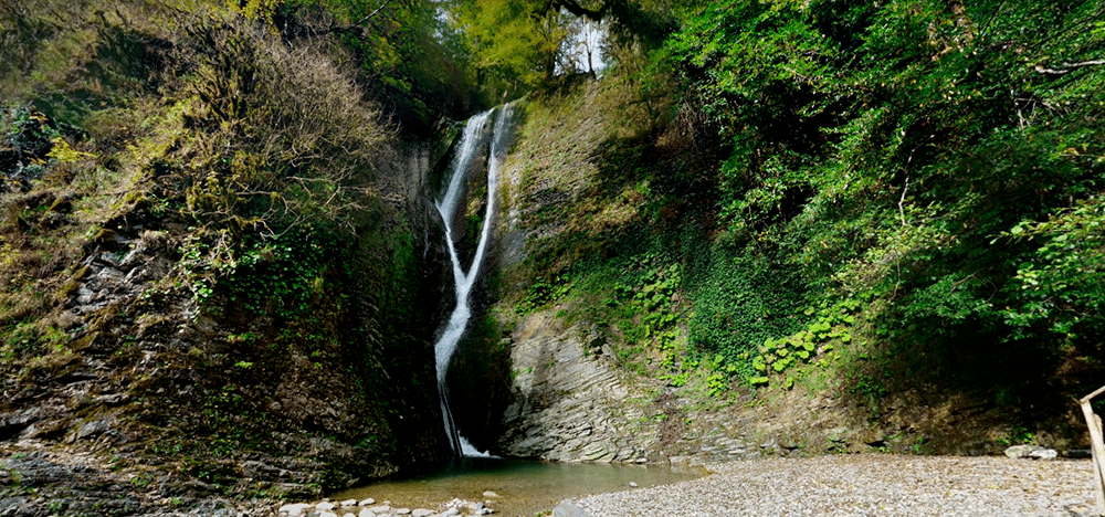 Ореховский водопад в сочи