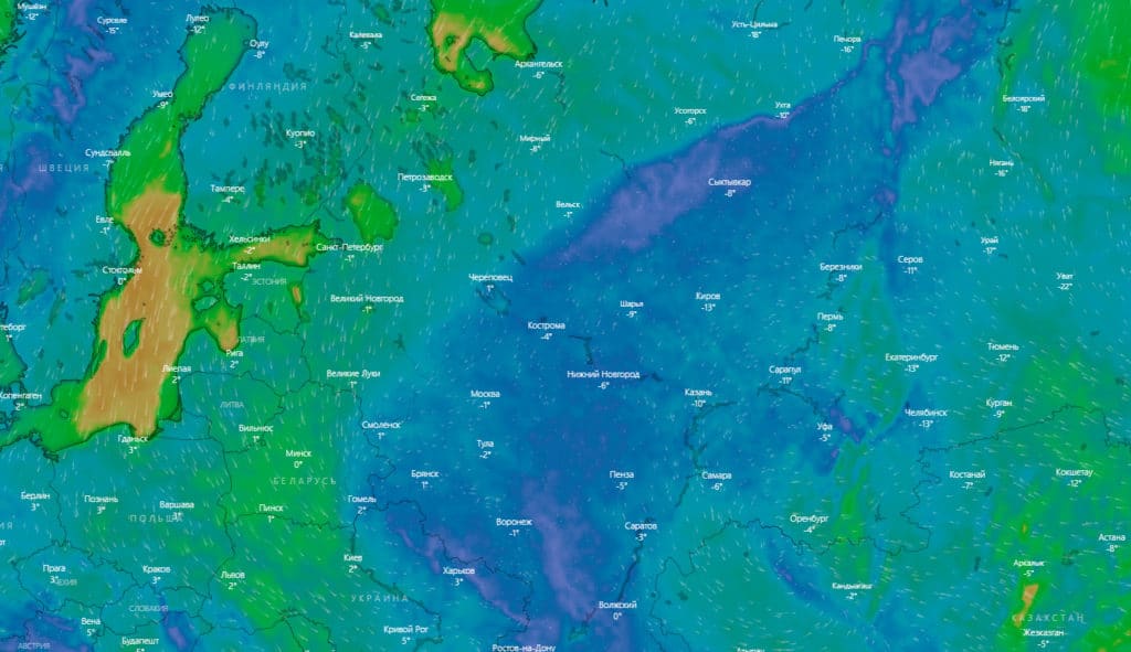 Карта погоды география